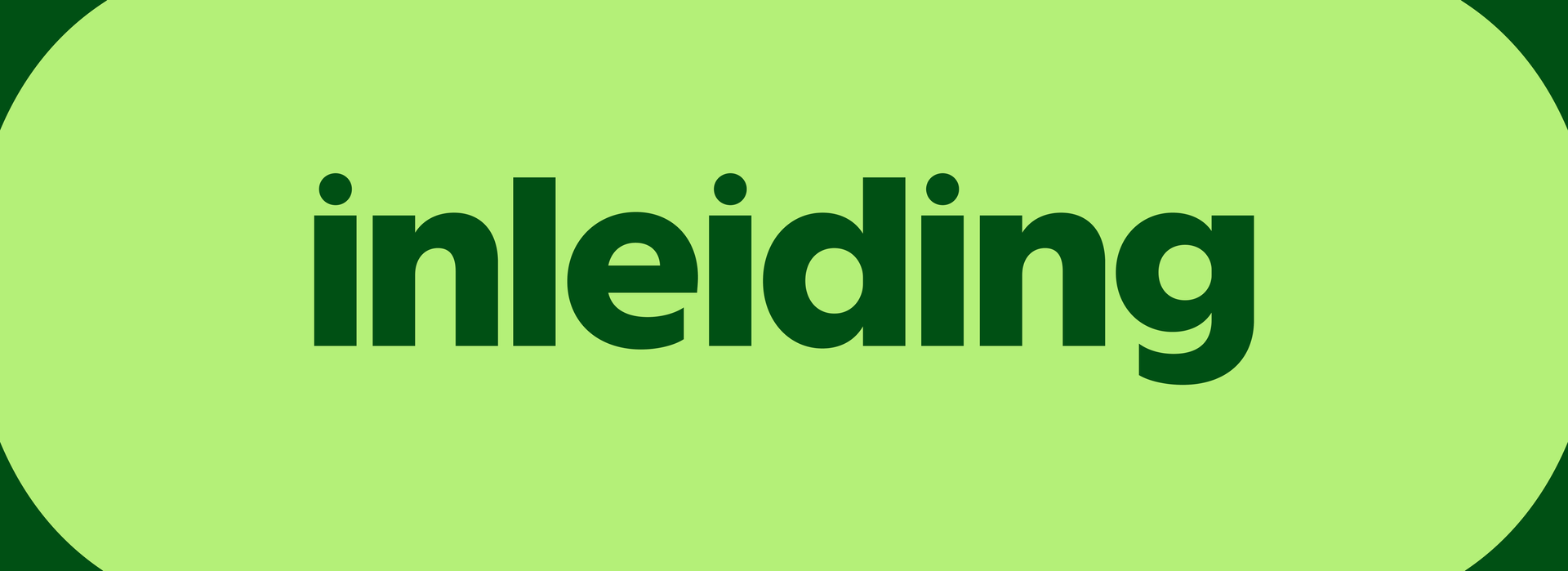 Inleiding