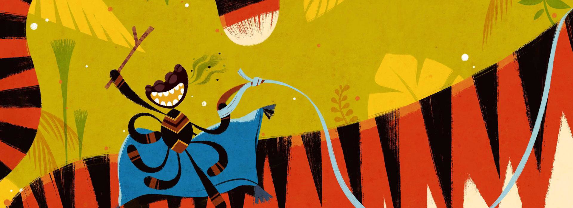 Anansi de Spin en de Gulzige Tijger