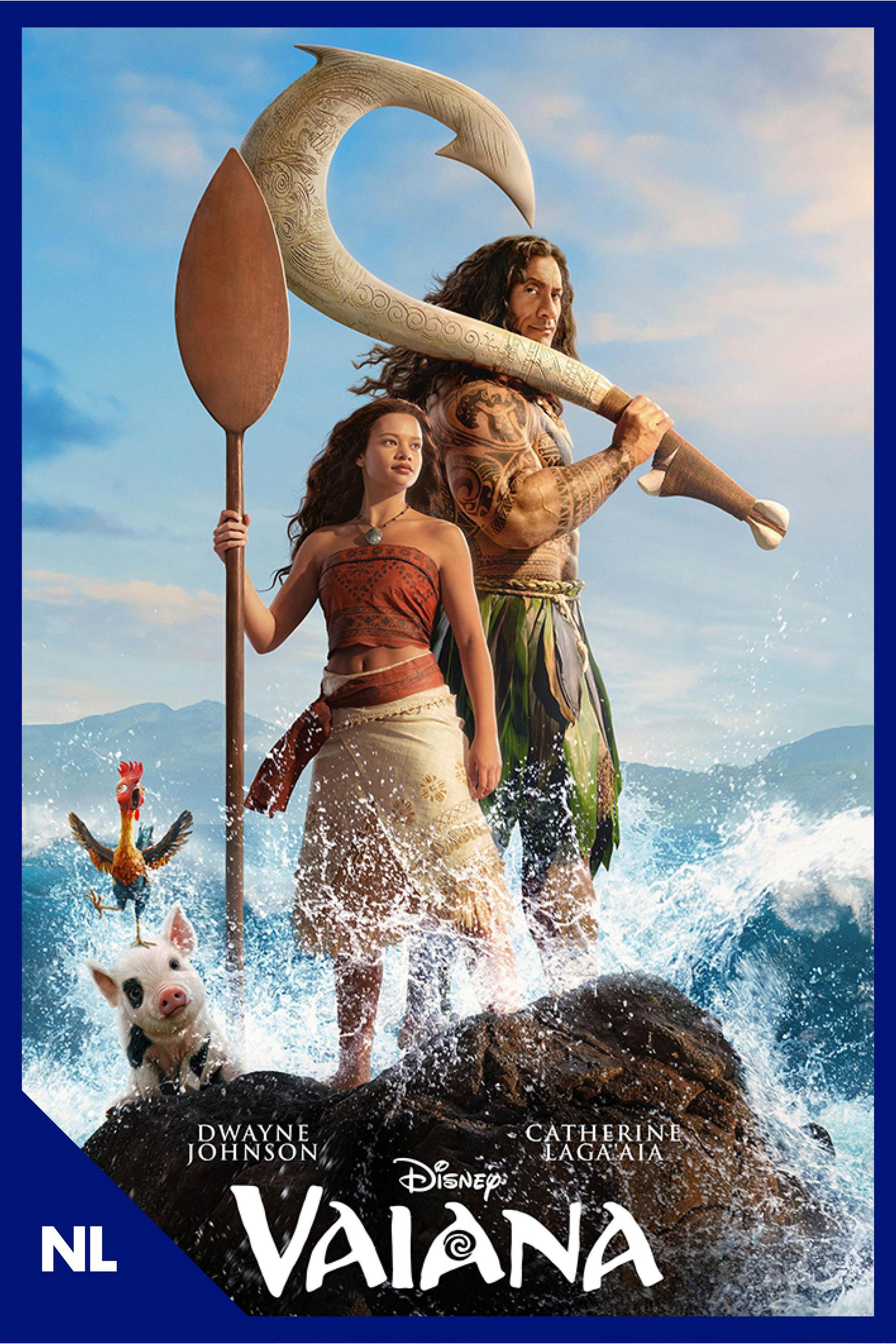 Filmposter Vaiana Nederlands gesproken
